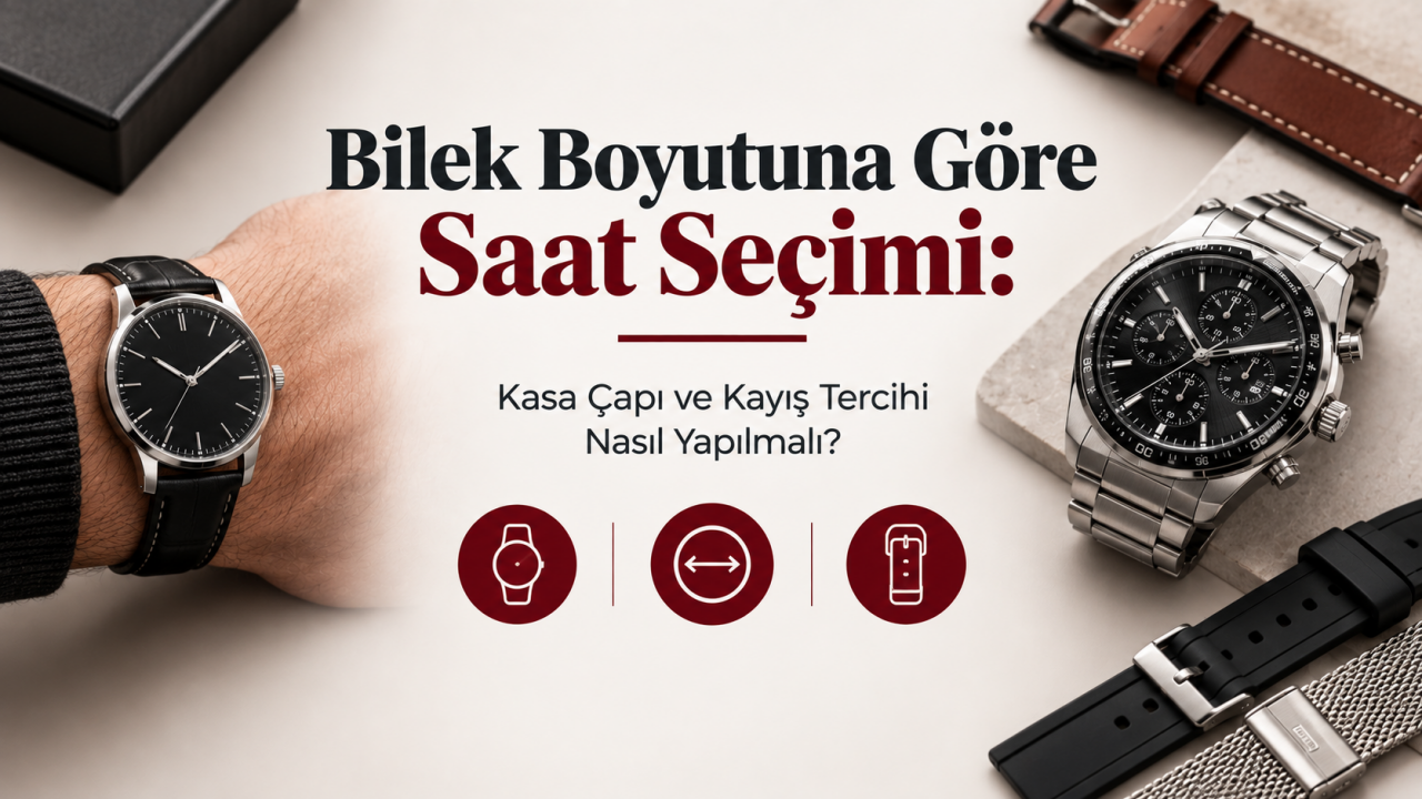 Bilek Boyutuna Göre Kol Saati Seçimi: Kasa Çapı ve Kayış Tercihi Nasıl Yapılmalı?
