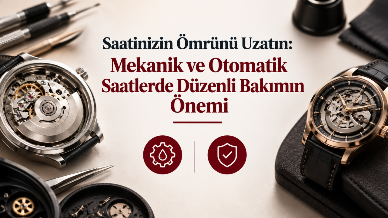 Kol Saatinizin Ömrünü Uzatın: Mekanik ve Otomatik Saatlerde Düzenli Bakımın Önemi