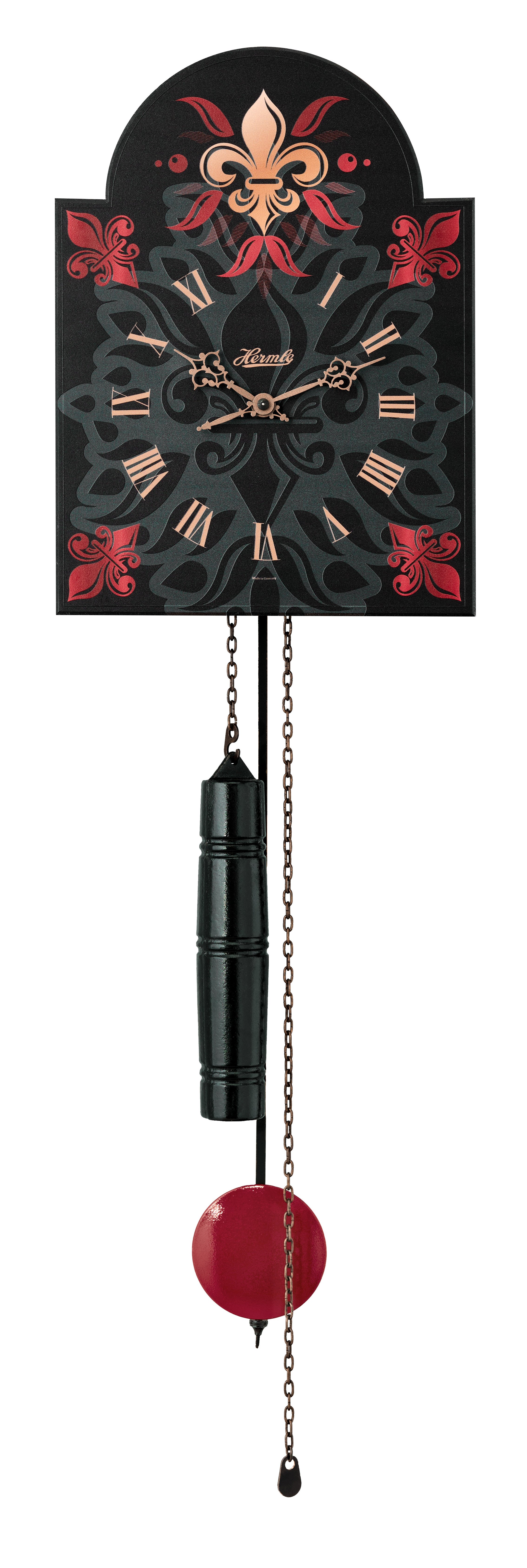 Hermle 61025-000711 Mechanical Shield Duvar Saati