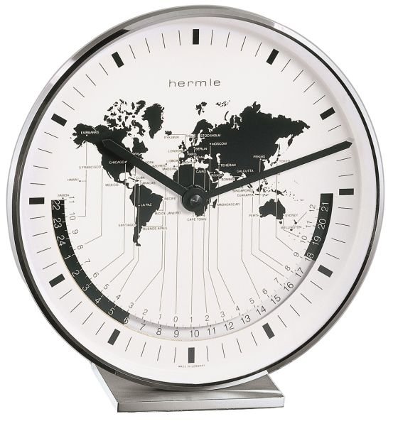 Hermle 22843-002100 Bufalo II World Time Masa Saati