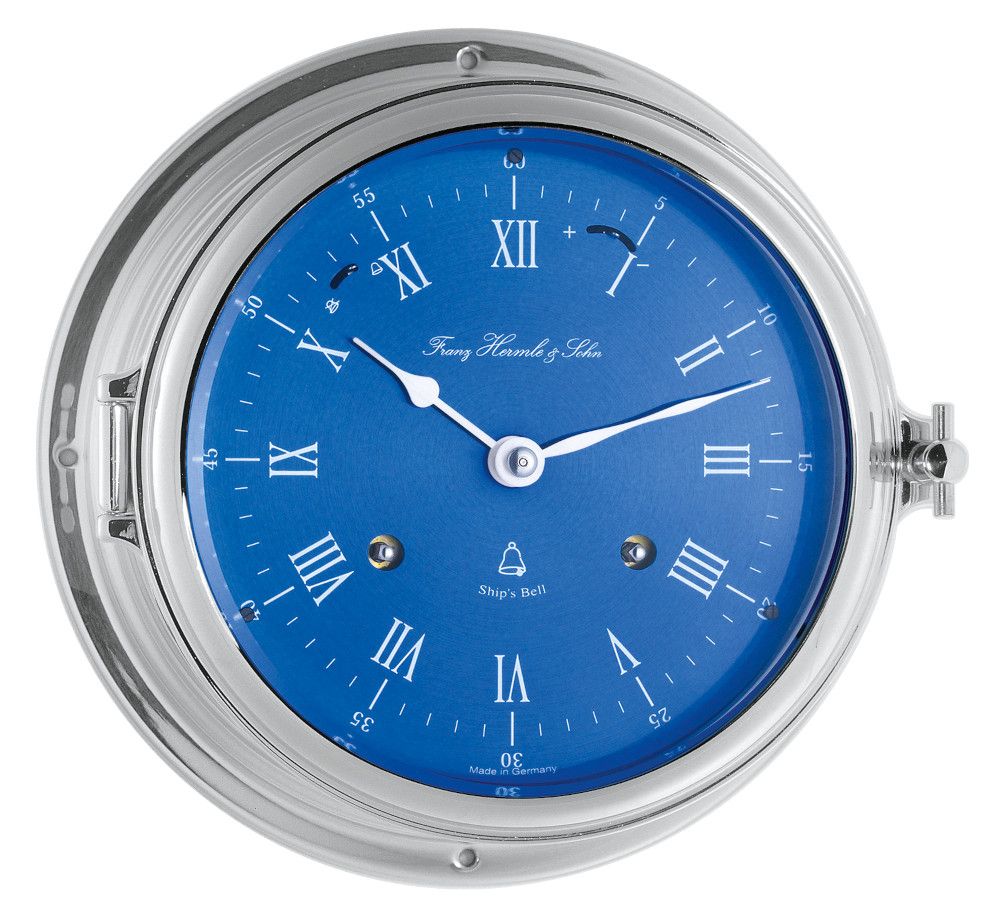 Hermle 35067-000132 Krom Gemi Çanı Duvar Saati