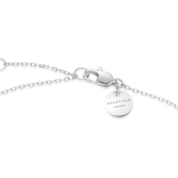 Rosefield JNMSS.J1327Gümüş Renk Karışık Kristal Çelik Kolye