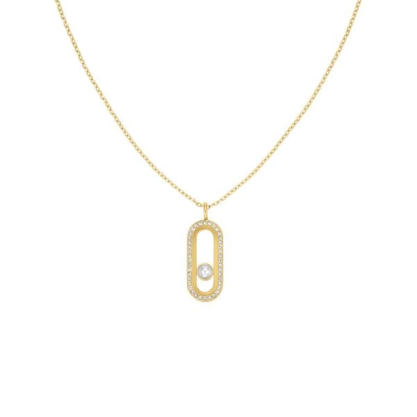Rosefield JNPPG.J1293 Altın Renk Modern İnci Kristal Çelik Kolye