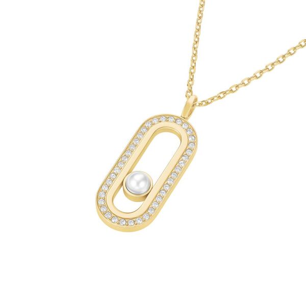 Rosefield JNPPG.J1293 Altın Renk Modern İnci Kristal Çelik Kolye