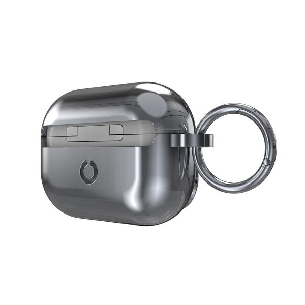 Diesel AirPods Pro / Pro 2 için Parlak Kılıf - Gümüş