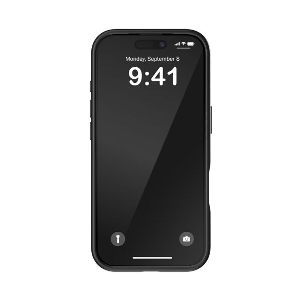 Diesel iPhone 17 Pro Uyumlu Magsafe Destekli Yüzük Standlı Kılıf - Siyah/Beyaz