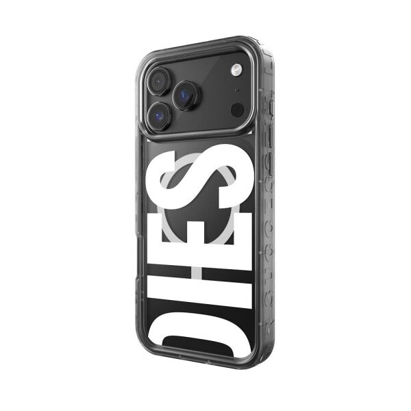 Diesel iPhone 17 Pro Uyumlu Magsafe Destekli Biscotto Bumper Kılıf - Siyah