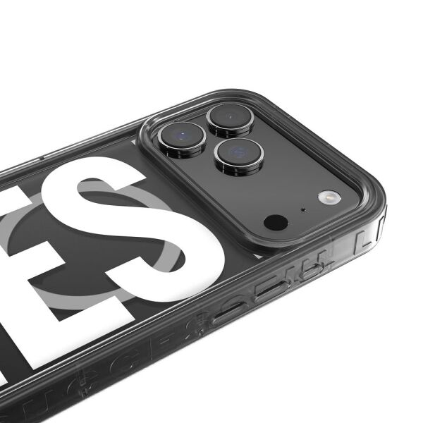 Diesel iPhone 17 Pro Uyumlu Magsafe Destekli Biscotto Bumper Kılıf - Siyah