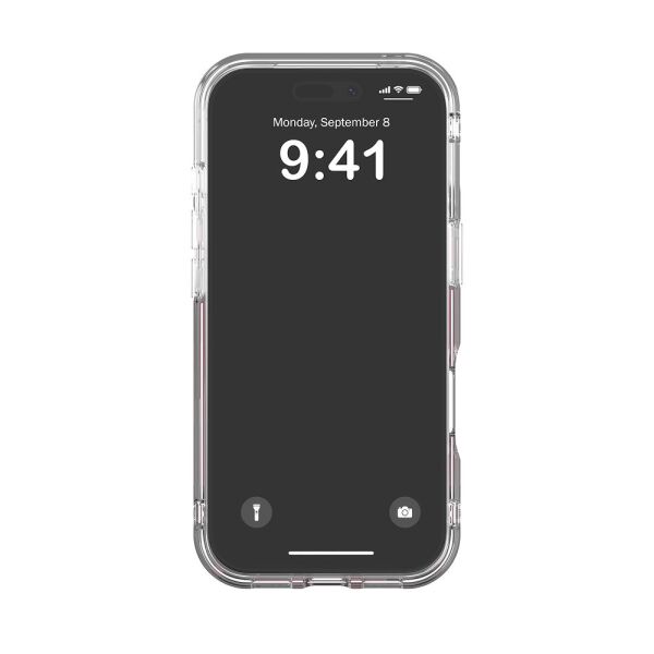 Diesel iPhone 17 Pro Uyumlu Magsafe Destekli Oval D Metalik Kılıf - Pembe