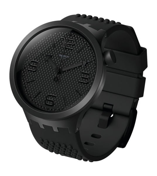 Swatch BBBLACK SO27B100 Erkek Kol Saati