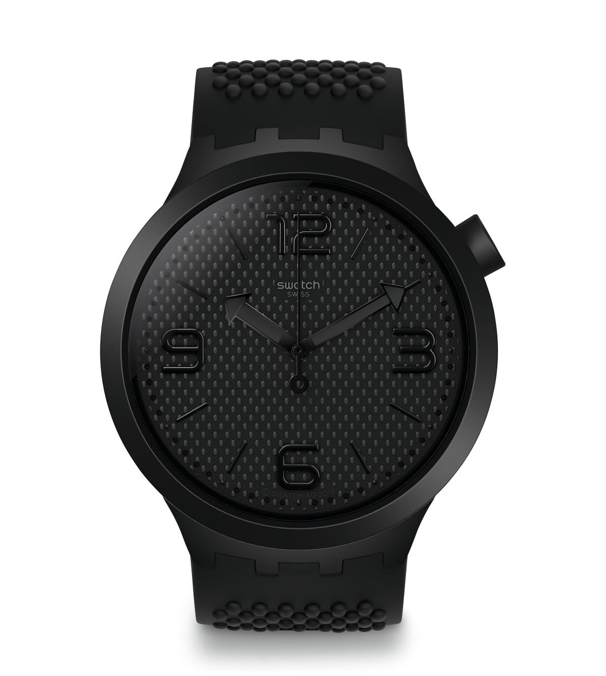 Swatch BBBLACK SO27B100 Erkek Kol Saati