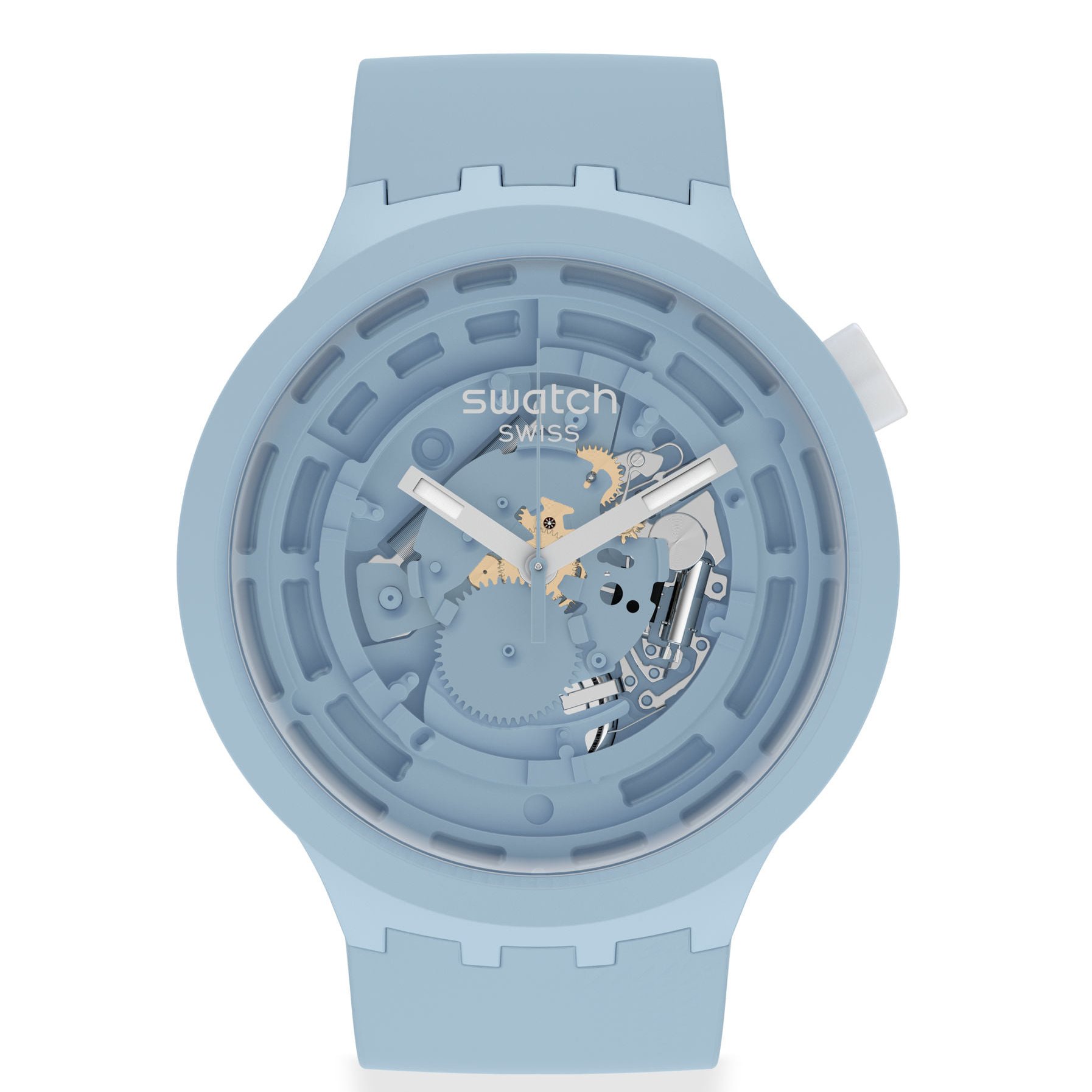 Swatch Big Bold Ceramic C-Blue Unisex Kol Saati SB03N100