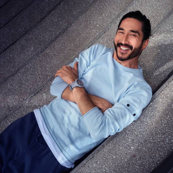 Swatch Big Bold Ceramic C-Blue Unisex Kol Saati SB03N100