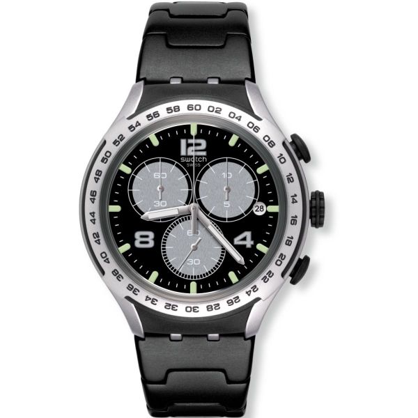 Swatch NIGHT ATTACK  YYS4026AG Erkek Kol Saati