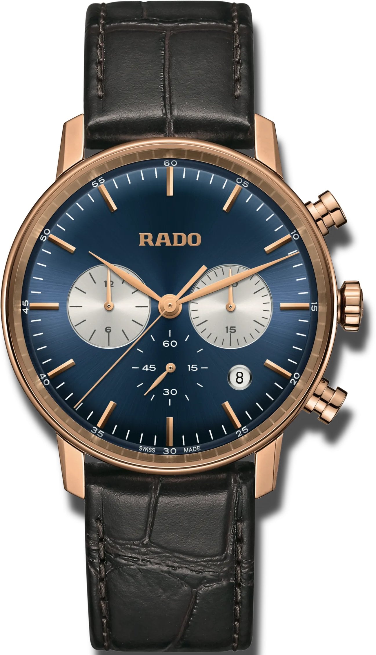 Rado R22911205  Prevıew On A Wrıst  Coupole Classıc Chronograph Erkek Kol Saati