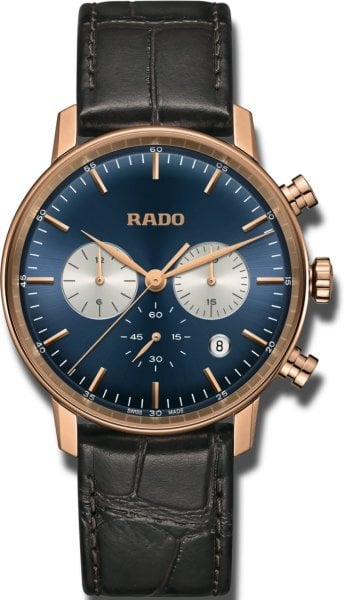 Rado R22911205  Prevıew On A Wrıst  Coupole Classıc Chronograph Erkek Kol Saati