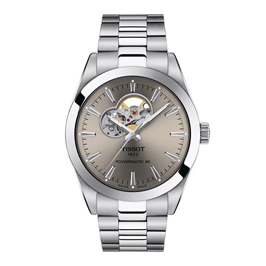 Tissot Gentleman Powermatic 80 Open Heart T1274071108100 Erkek Kol Saati