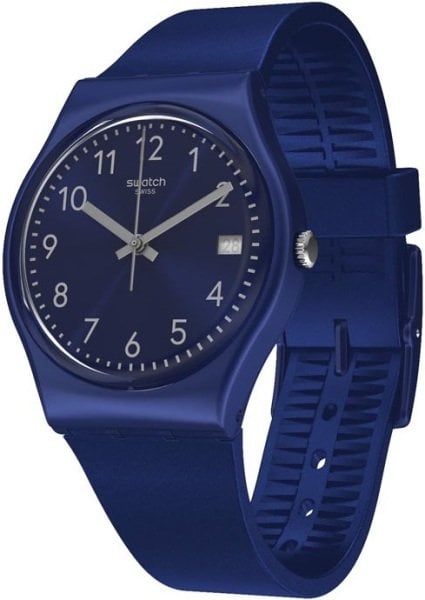 Swatch SILVER IN BLUE GN416 Unisex  Erkek Kol Saati