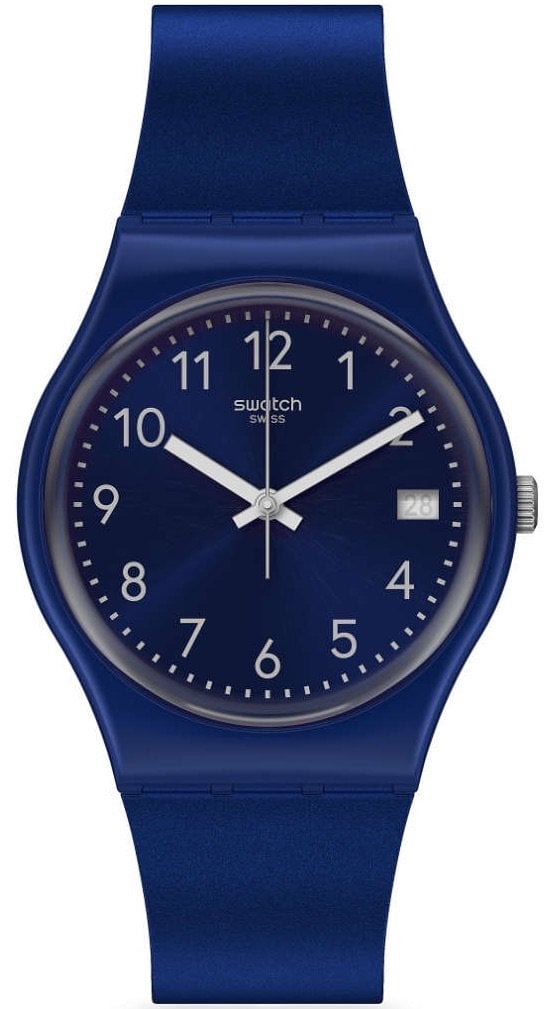 Swatch SILVER IN BLUE GN416 Unisex  Erkek Kol Saati