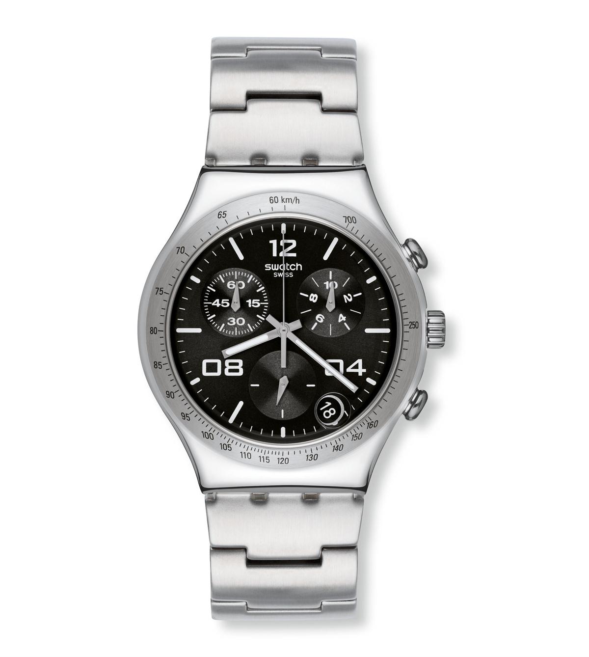 SWATCH BLUSTERY BLACK YCS564G