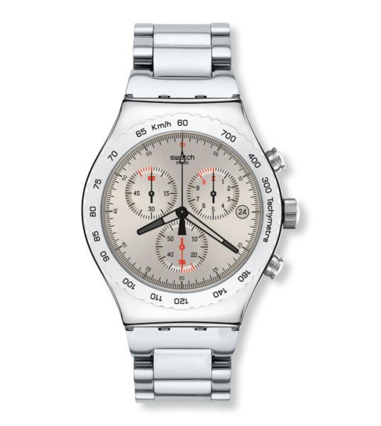 SWATCH SILVERISH YVS405GC