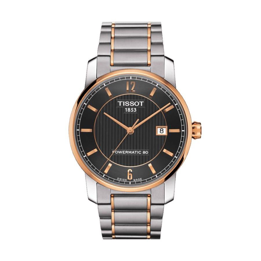 TISSOT T-CLASSİC TWO-TONE TITANIUM AUTOMATIC    T087.407.55.067.00