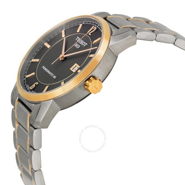 TISSOT T-CLASSİC TWO-TONE TITANIUM AUTOMATIC    T087.407.55.067.00