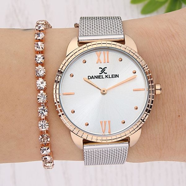 DANIEL KLEIN DK.1.12912.4 Bileklik Hediyeli Kadın Kol Saati