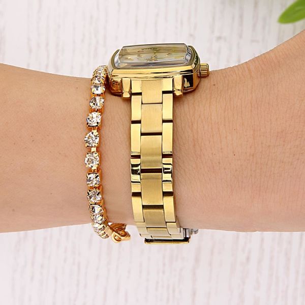 DANIEL KLEIN DKE.1.10677-4 Bileklik Hediyeli  Kadın Kol Saati