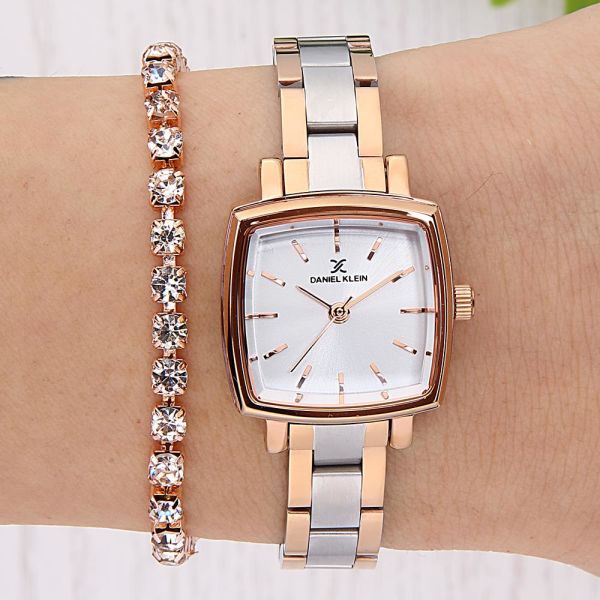 DANIEL KLEIN DKE.1.10677-7 Bileklik Hediyeli Kadın Kol Saati