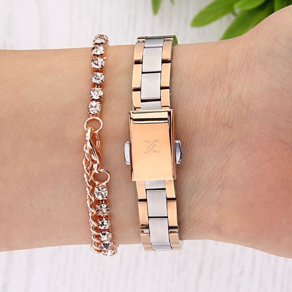 DANIEL KLEIN DKE.1.10677-7 Bileklik Hediyeli Kadın Kol Saati