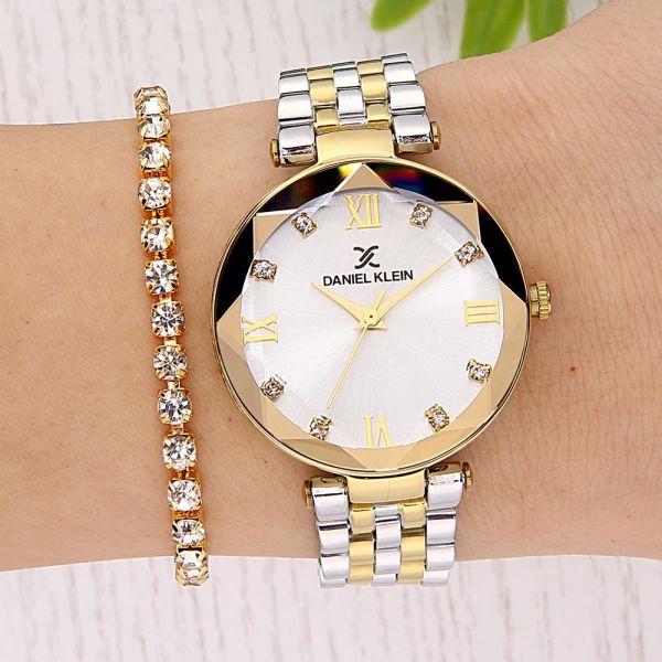 DANIEL KLEIN DKE.1.10811-3 Bileklik Hediyeli Kadın Kol Saati