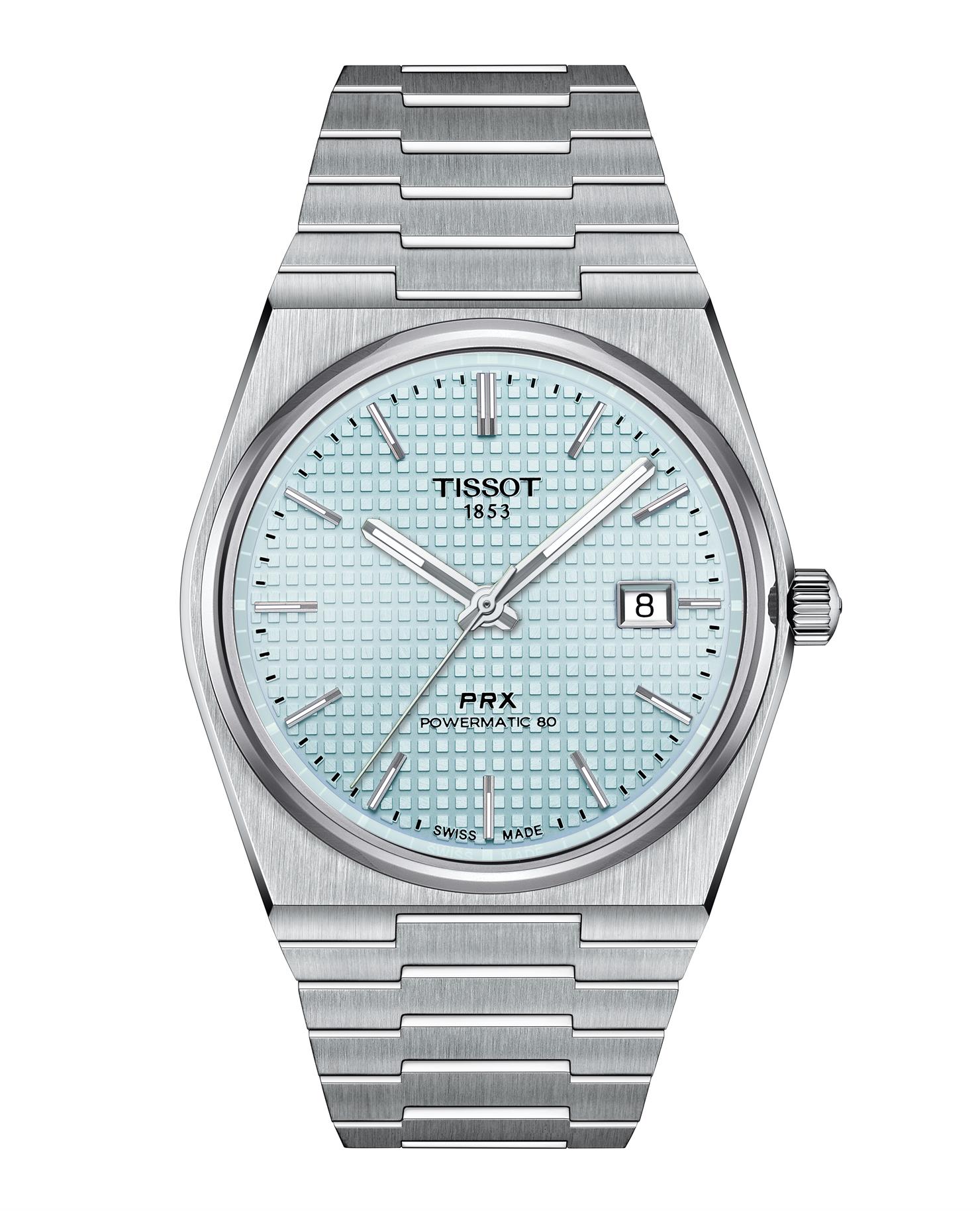 Tissot PRX Ice Blue Powermatic 80 T137.407.11.351.00 Erkek Kol Saati