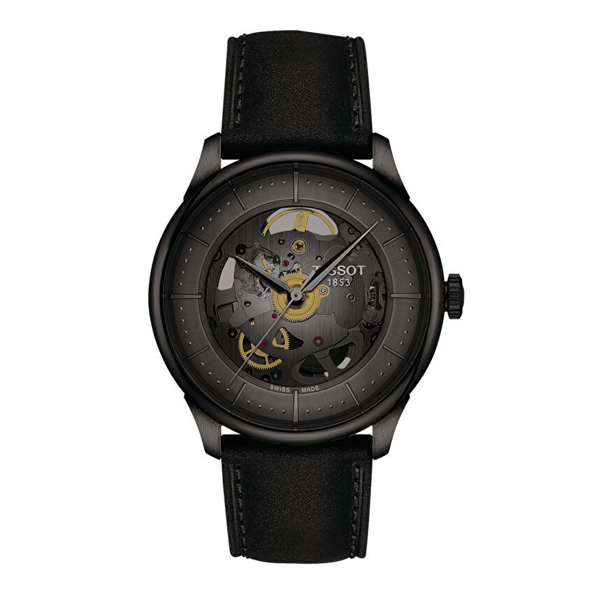 Tissot Chemin Des Tourelles Skeleton T1398363644100 Erkek Kol Saati