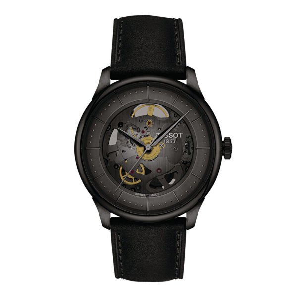 Tissot Chemin Des Tourelles Skeleton T1398363644100 Erkek Kol Saati