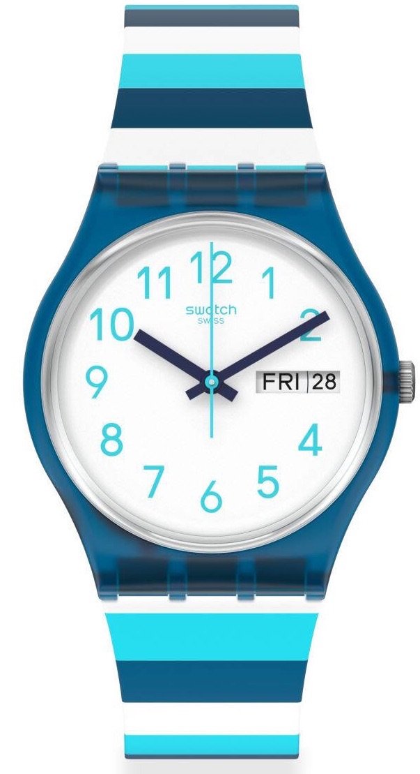 Swatch  Strıped Waves GN728Unisex Kol Saati