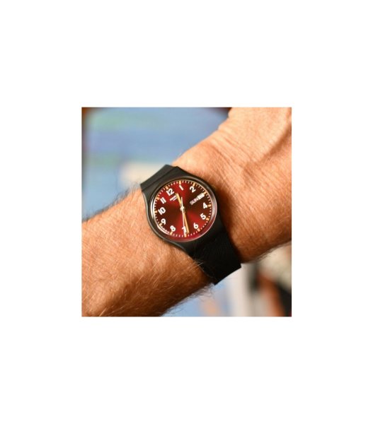 Swatch Sir Red  GB753 Unisex  Erkek Kol Saati
