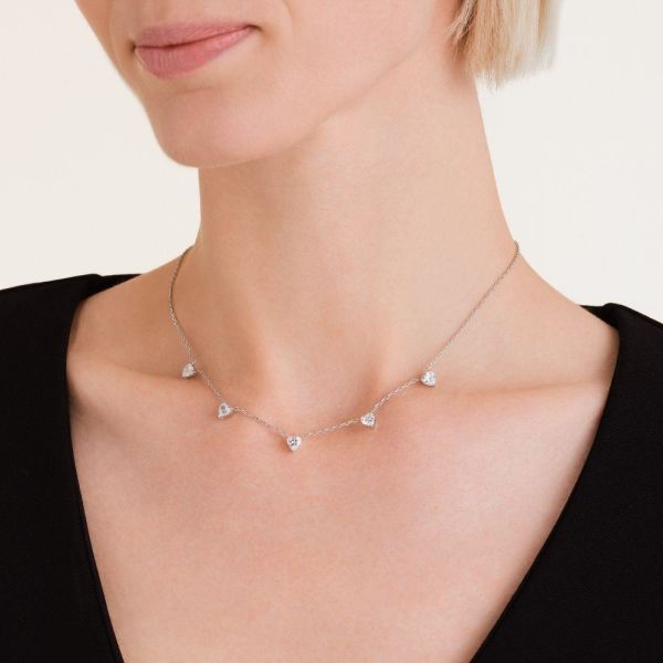 ROSEFIELD JNRHS.J1006 Kalp Çelik Kolye