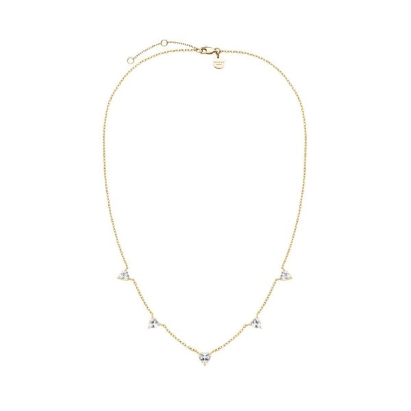 ROSEFIELD JNRHG.J1005 Kalp Kristal Taş Çelik Kolye