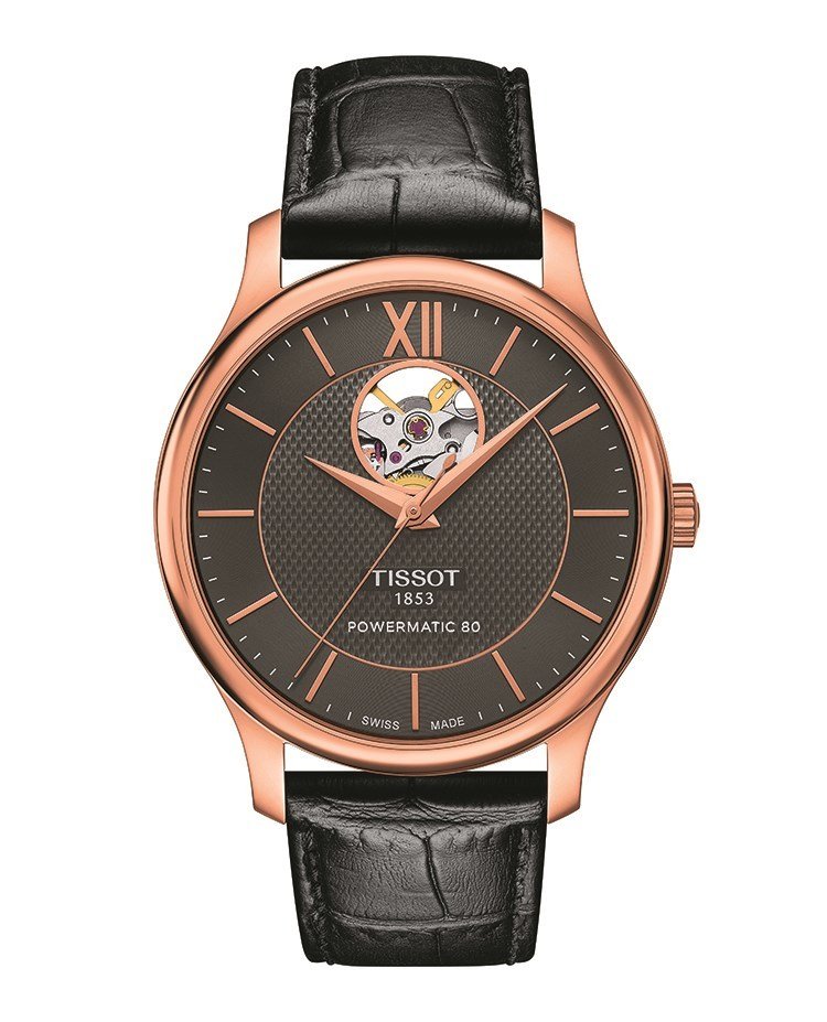 Tissot Tradition Powermatic 80 Open Heart     T063.907.36.068.00 Kol Saati