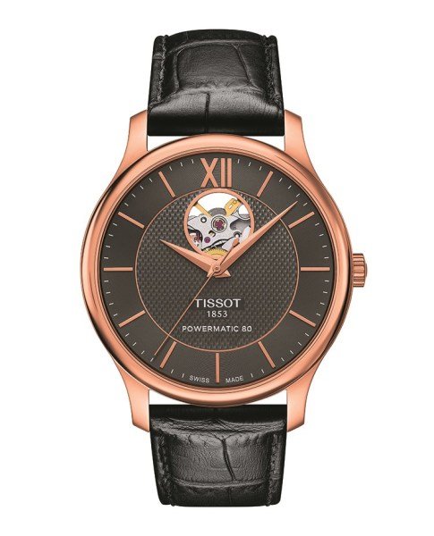 Tissot Tradition Powermatic 80 Open Heart     T063.907.36.068.00 Kol Saati